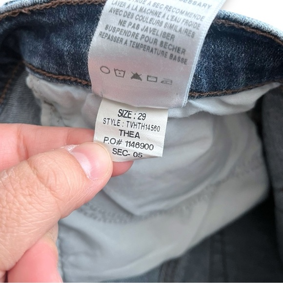 Joe’s Jeans Mid Rise Dark Wash Denim Bermuda Shorts size 29 - Picture 9 of 9